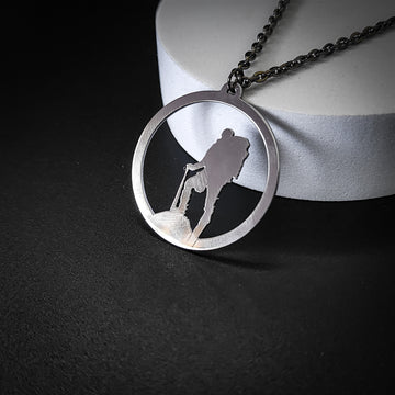 Adventure Man Metal Pendant