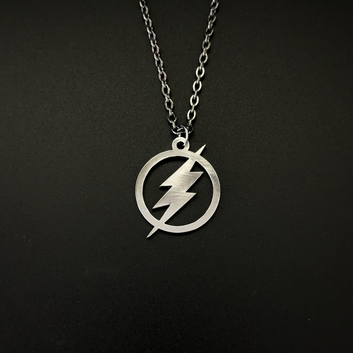 Lightning Thunderbolt Metal Pendant